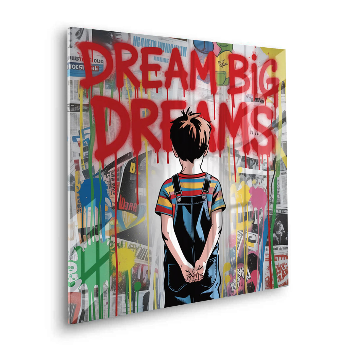 Dream Big Dreams - Acrylic - Jasmineart.ae