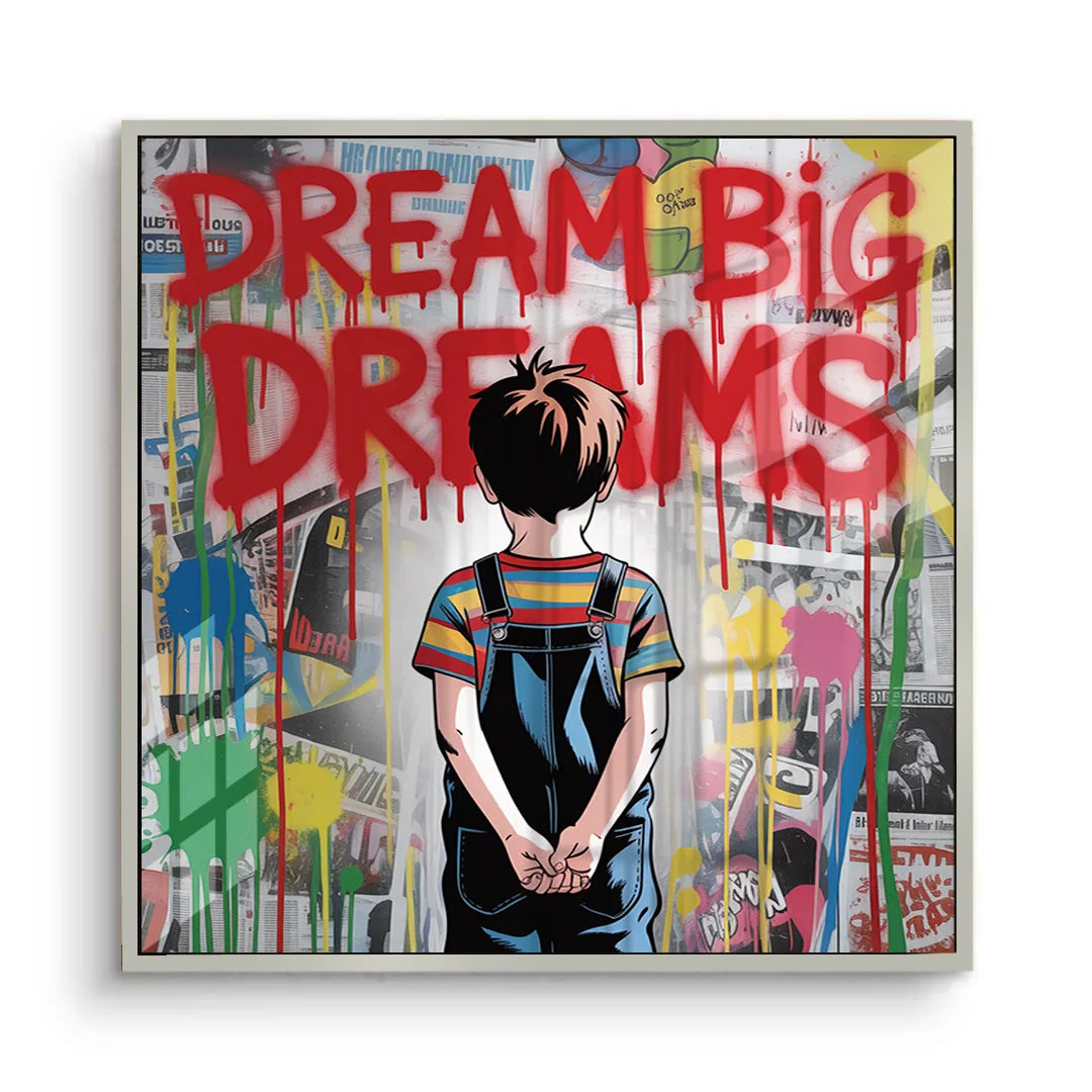 Dream Big Dreams - Acrylic - Jasmineart.ae