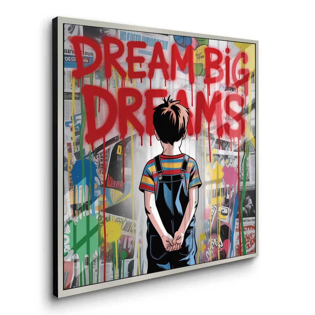 Dream Big Dreams - Acrylic - Jasmineart.ae