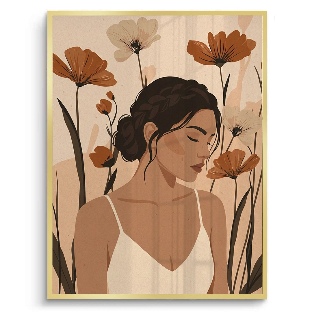 2Dreamy Floral Portrait - Fine Art