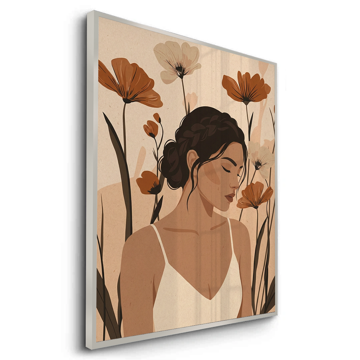 2Dreamy Floral Portrait - Fine Art