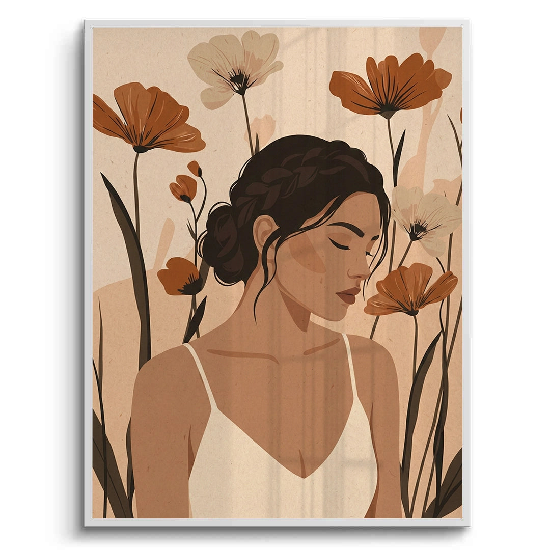 2Dreamy Floral Portrait - Fine Art