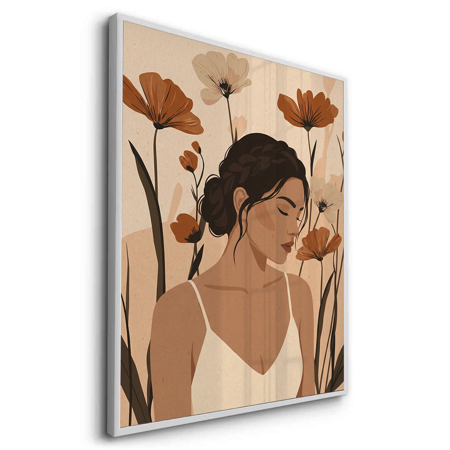 2Dreamy Floral Portrait - Fine Art