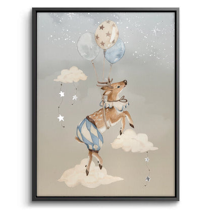 Dreamy Fox and Deer Balloon Set of 2 - Canvas