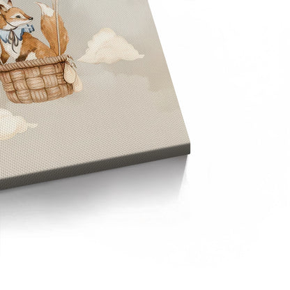 Dreamy Fox and Deer Balloon Set of 2 - Canvas