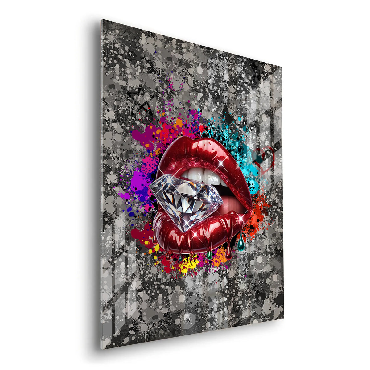 Drip in Glamour - Acrylic - Jasmineart.ae