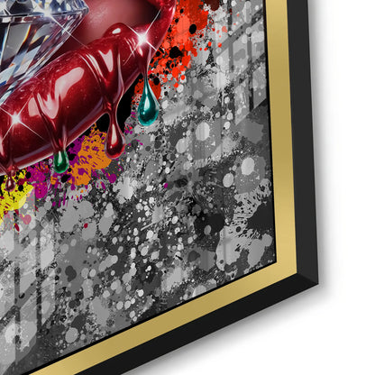 Drip in Glamour - Acrylic