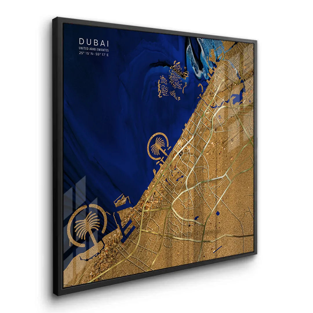 2Dubai Map - Acrylic