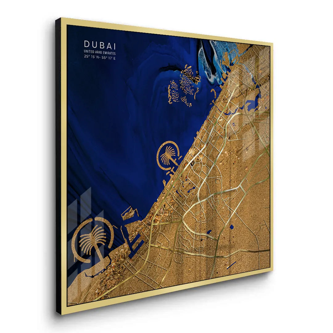 2Dubai Map - Acrylic