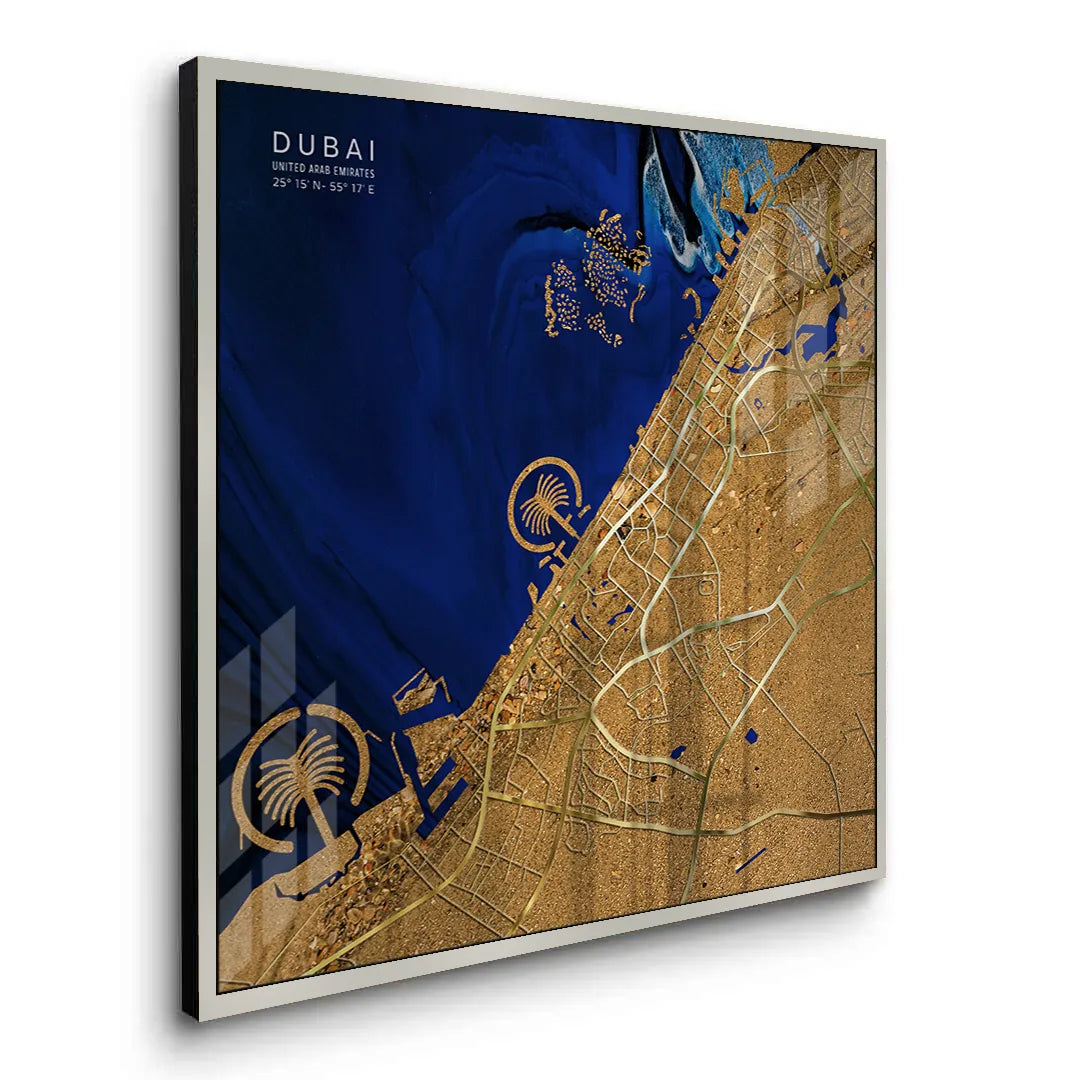 2Dubai Map - Acrylic