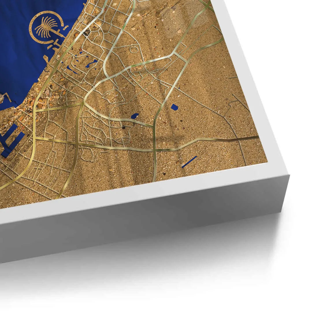 2Dubai Map - Fine Art