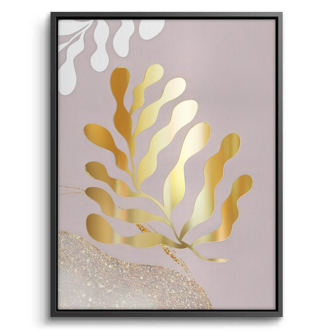 2Dusty Rose & Gold Celestial Set of 2 - Canvas