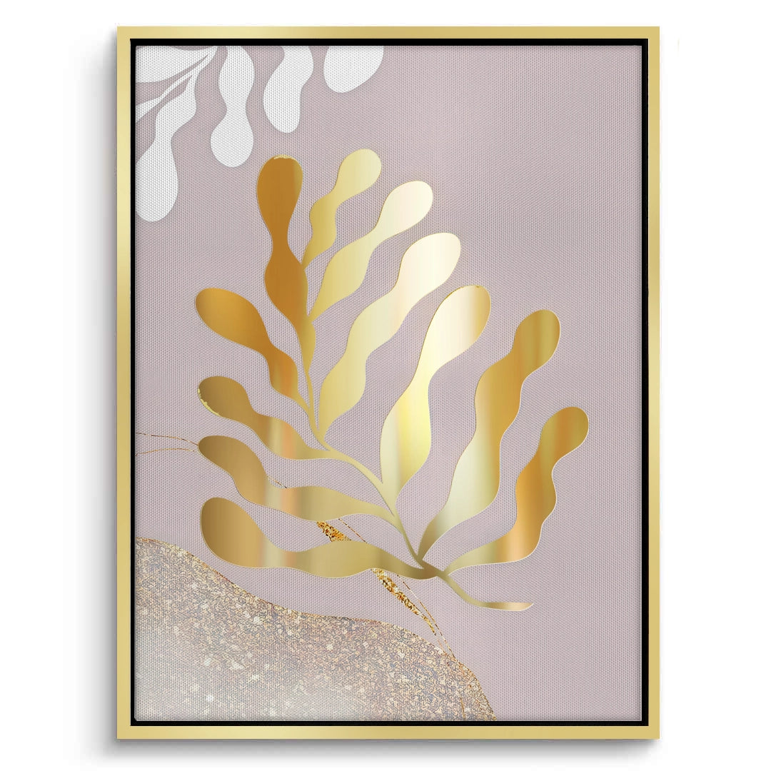 2Dusty Rose & Gold Celestial Set of 2 - Canvas