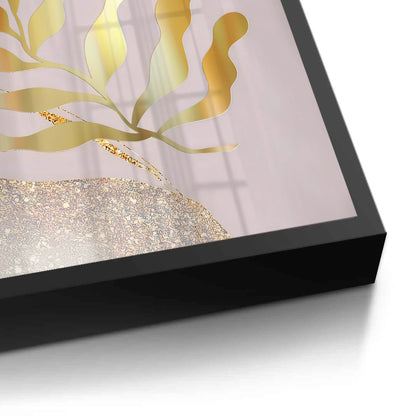 Dusty Rose & Gold Celestial Set of 2 - Fine Art