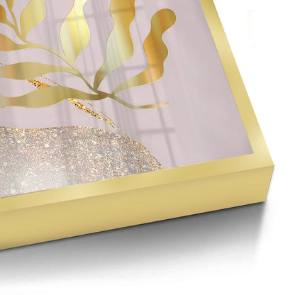 Dusty Rose & Gold Celestial Set of 2 - Fine Art