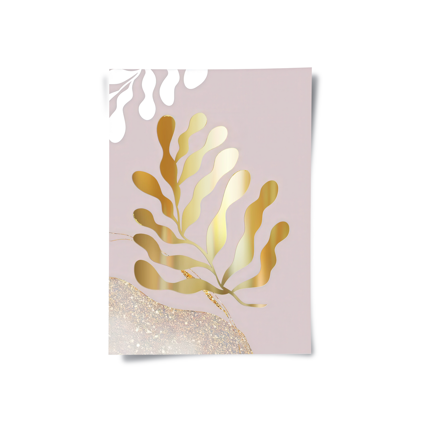 2Dusty Rose & Gold Celestial Set of 2 - Poster