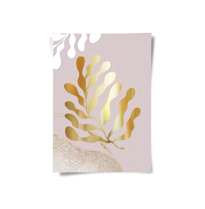 Dusty Rose & Gold Celestial Set of 2 - Poster