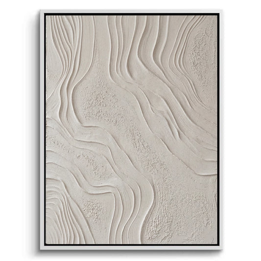 Earth Grooves abstract wall art with textured earthy patterns for UAE home décor