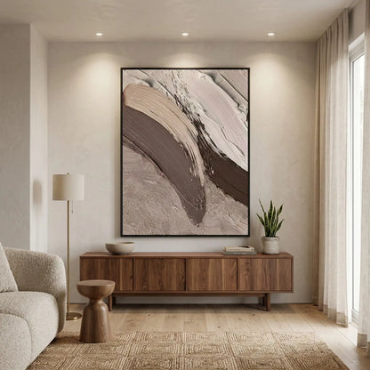 Earth Tone Impasto Abstract #ETA202
