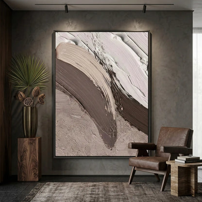 Earth Tone Impasto Abstract #ETA202