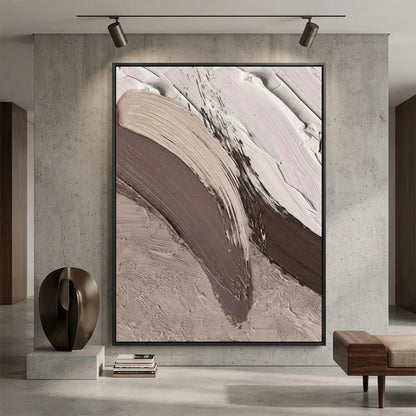 Earth Tone Impasto Abstract #ETA202