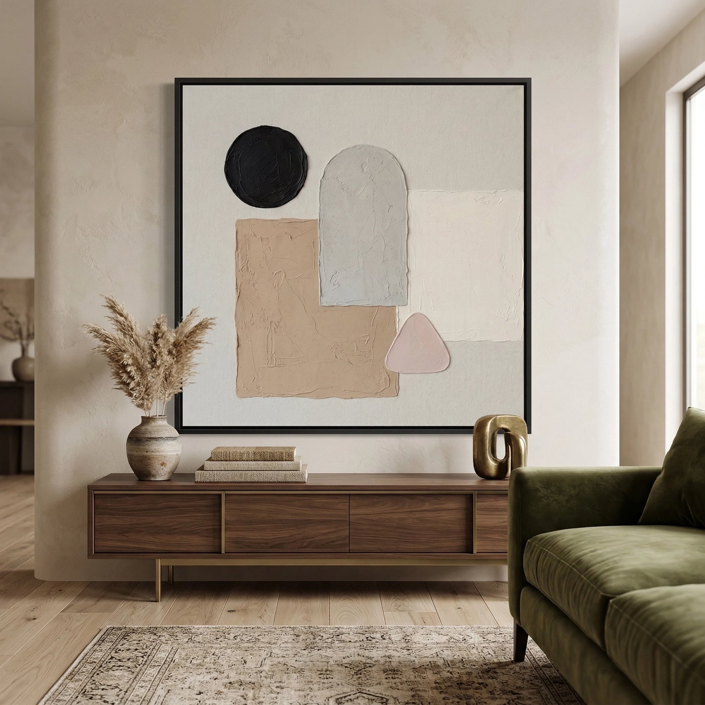 2Earth Tones Abstract #ETA875