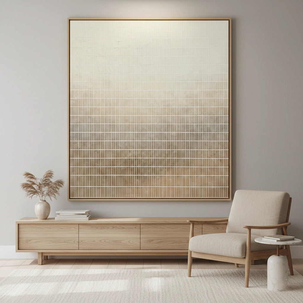 2Earthy Brown Ombre Painting #EBOP330
