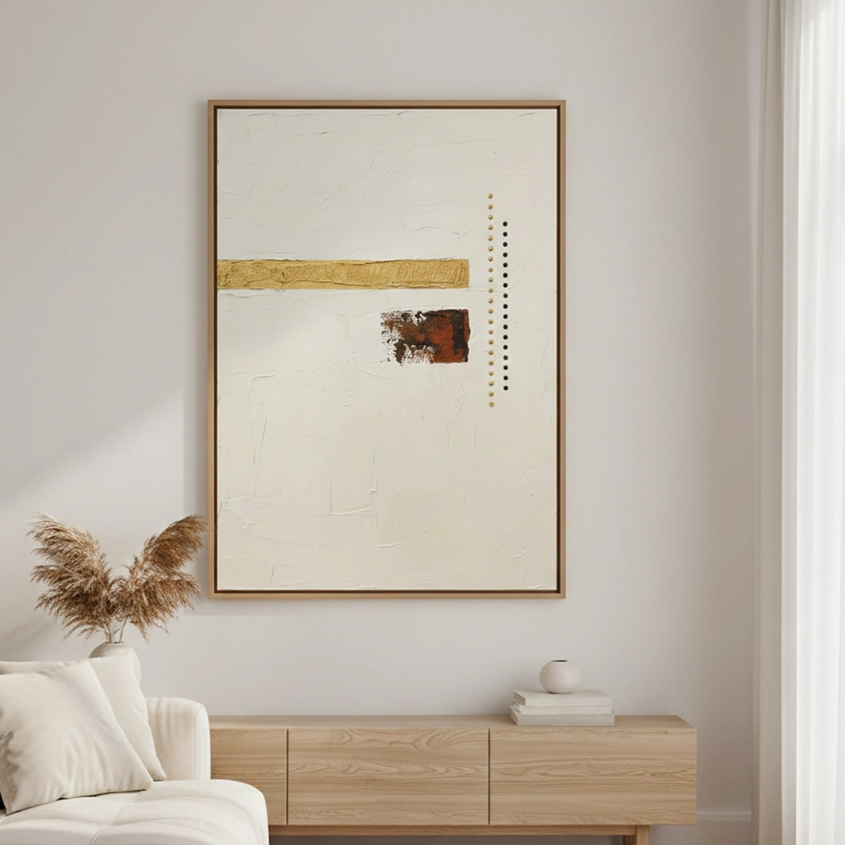 2Earthy Geometric Painting #MEGE440