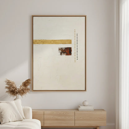 Earthy Geometric Painting #MEGE440