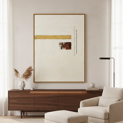 Earthy Geometric Painting #MEGE440
