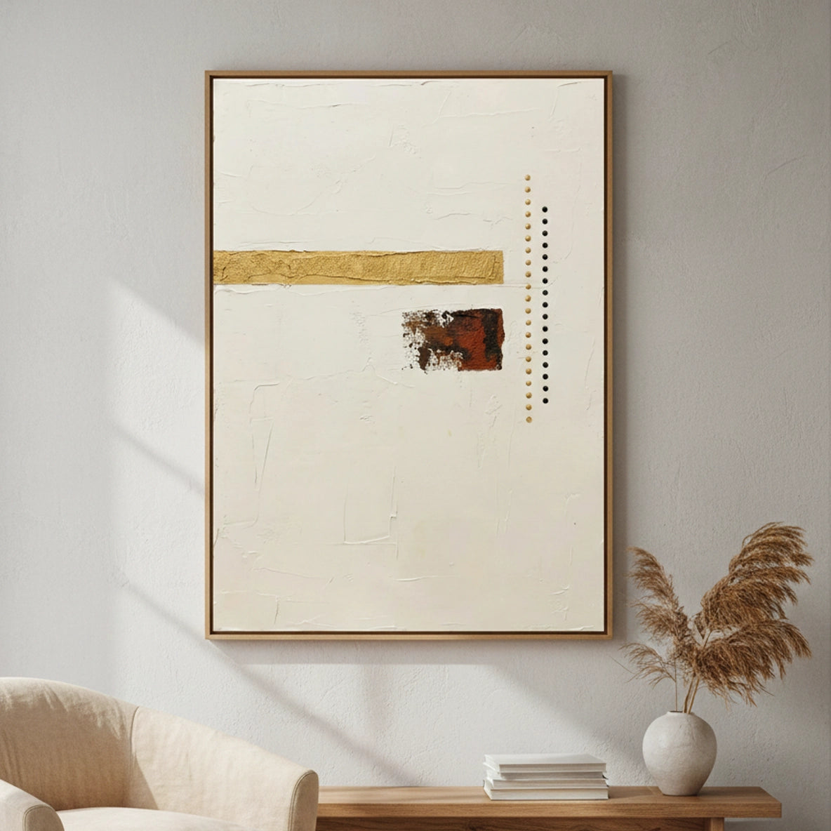 2Earthy Geometric Painting #MEGE440