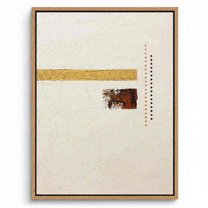 Earthy Geometric Painting #MEGE440