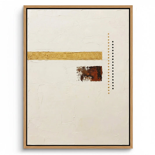 Earthy Geometric Painting #MEGE440
