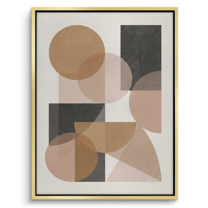 Earthy Shapes - Canvas