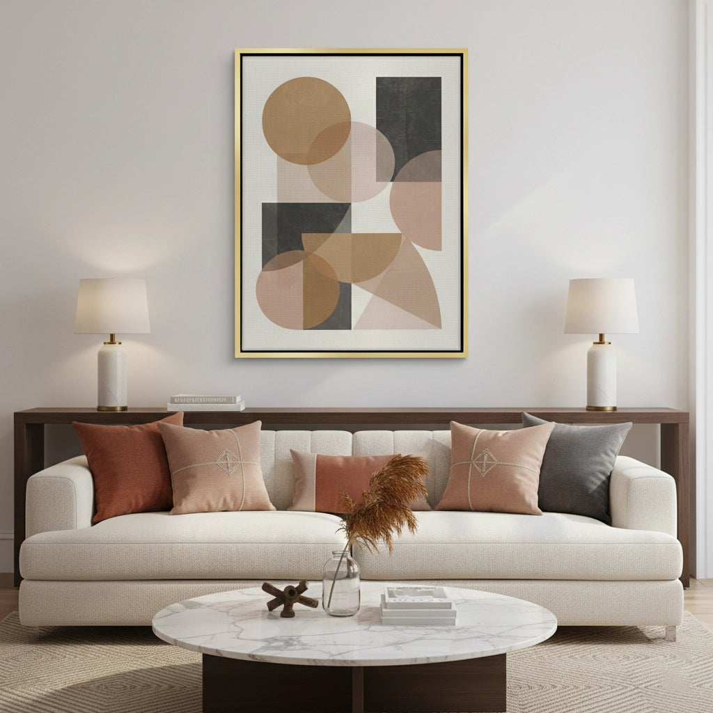 Earthy Shapes - Canvas