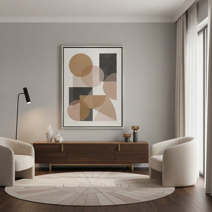Earthy Shapes - Canvas