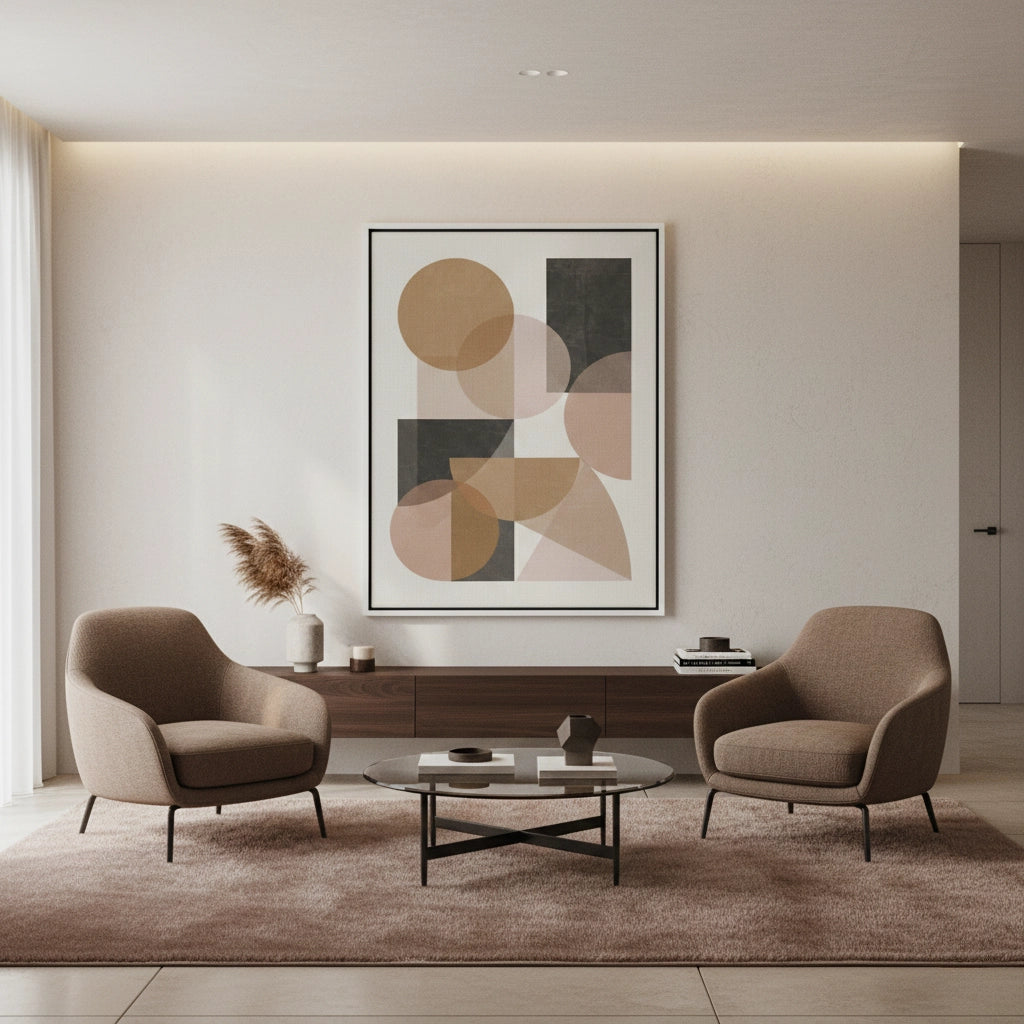 2Earthy Shapes - Canvas