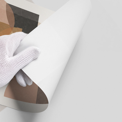 Earthy Shapes - Poster