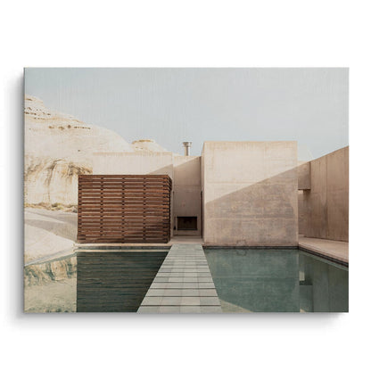 Earthy Tones Brutalist - Canvas