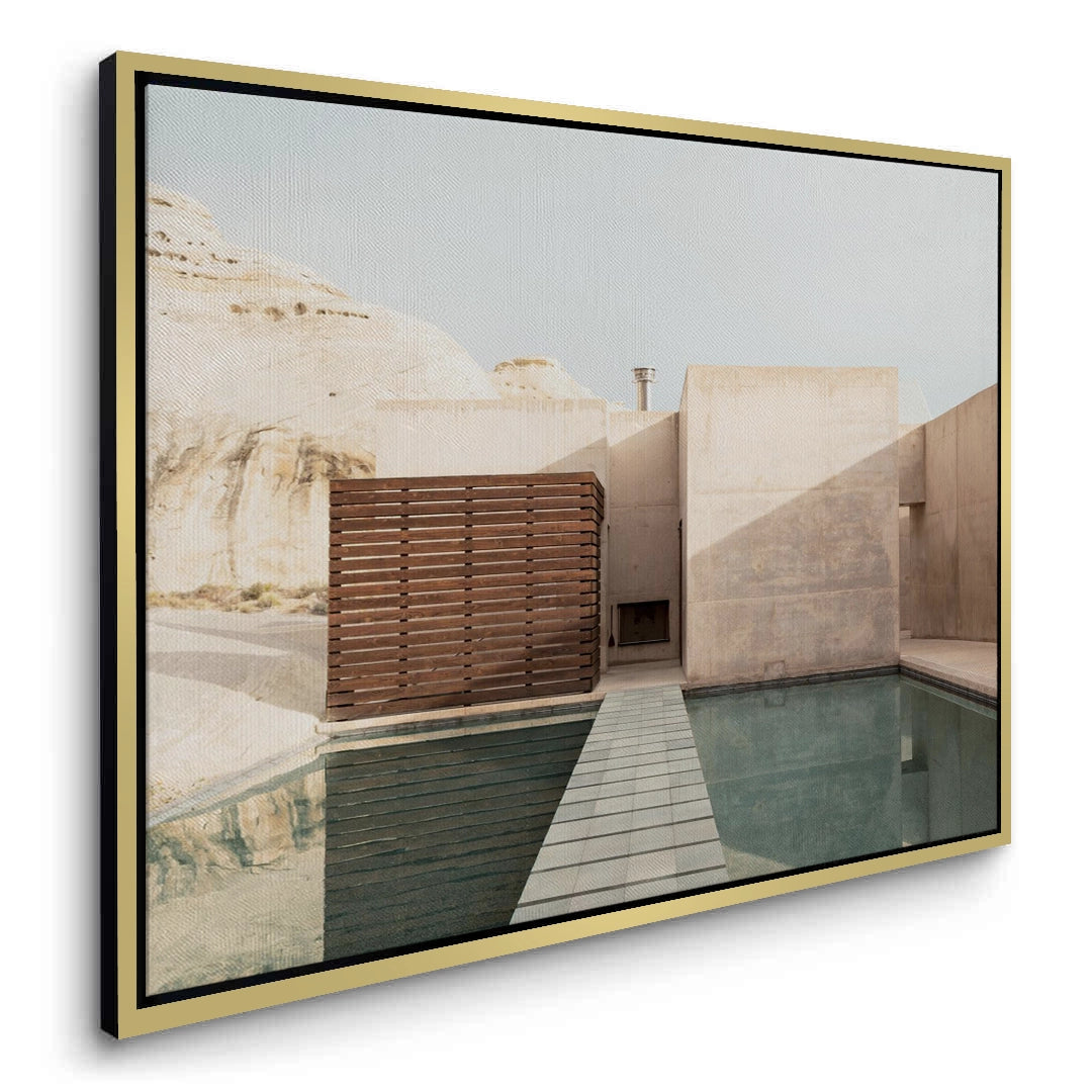 2Earthy Tones Brutalist - Canvas