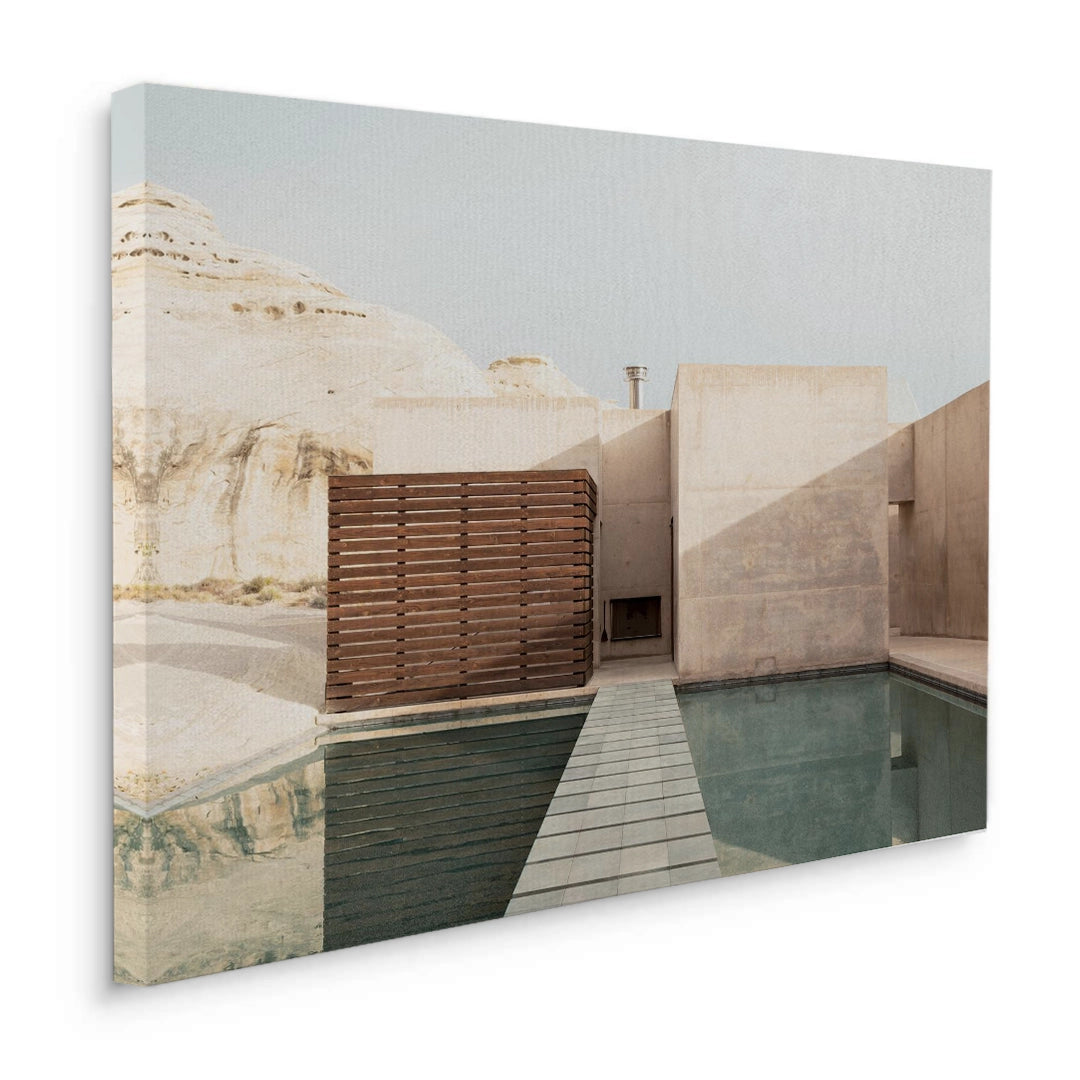 2Earthy Tones Brutalist - Canvas