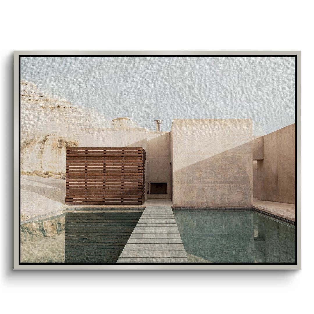 2Earthy Tones Brutalist - Canvas