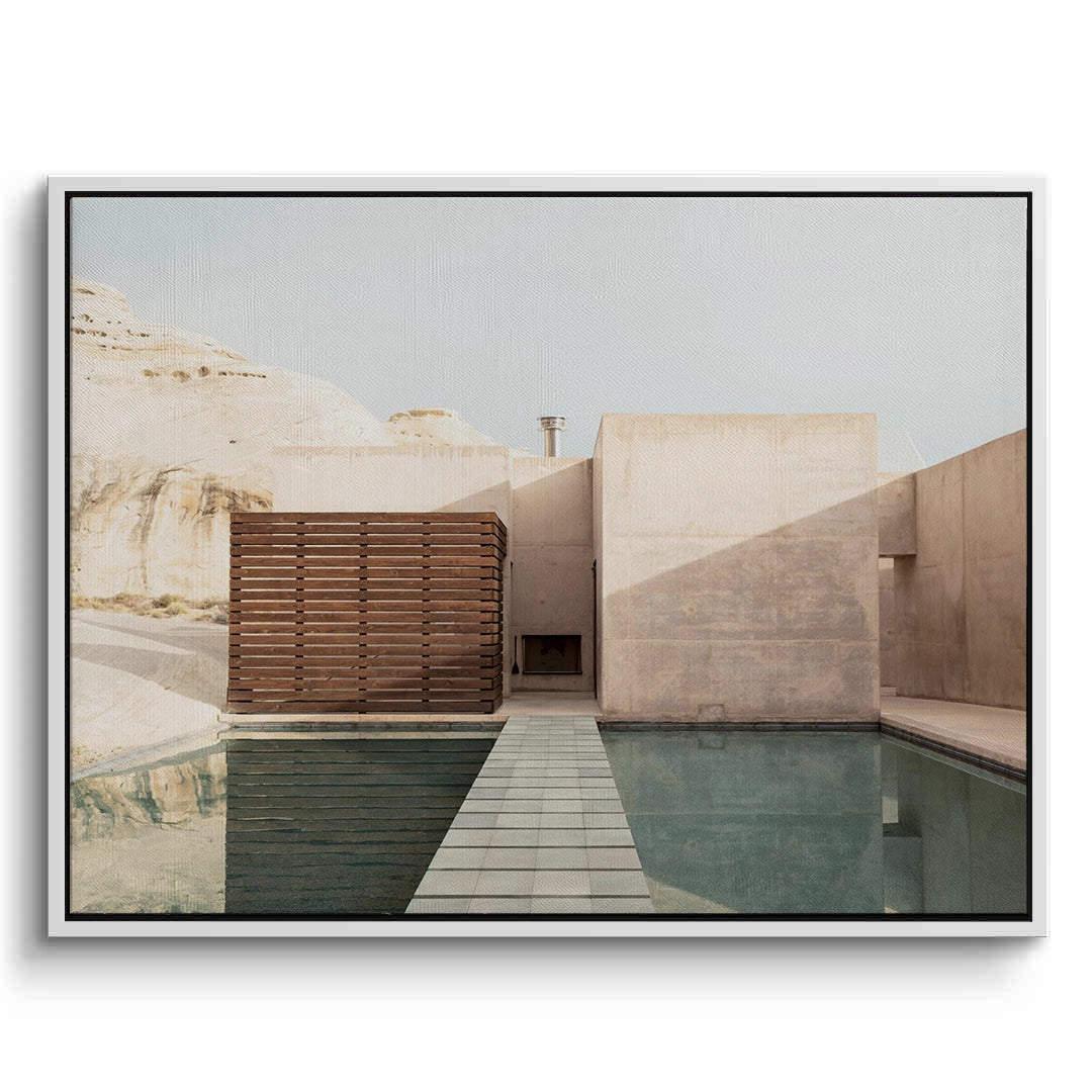 2Earthy Tones Brutalist - Canvas