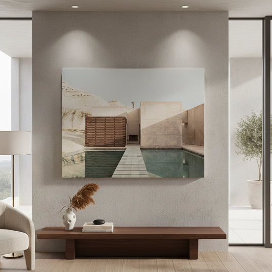 Earthy Tones Brutalist - Canvas