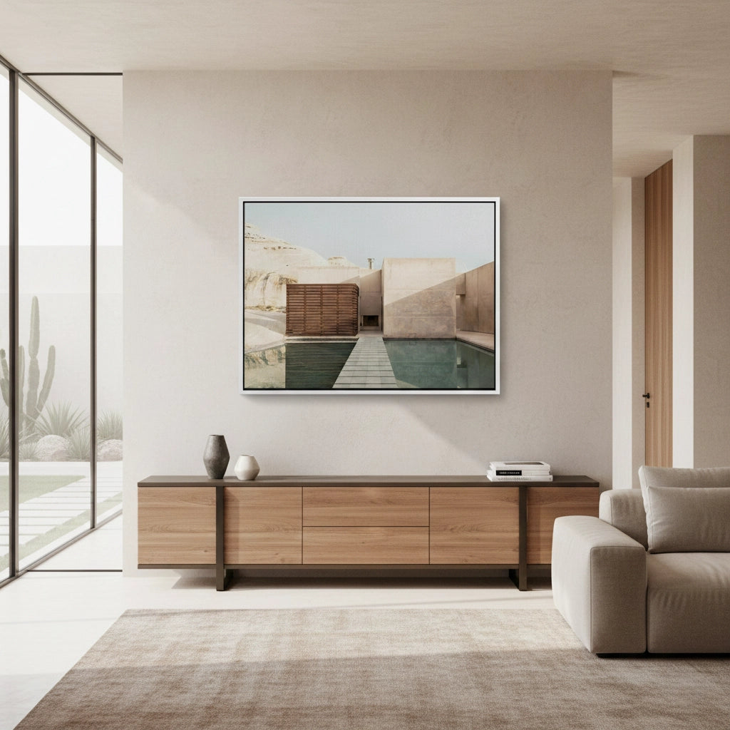 2Earthy Tones Brutalist - Canvas