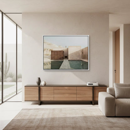 Earthy Tones Brutalist - Canvas