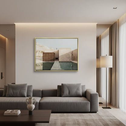 Earthy Tones Brutalist - Canvas