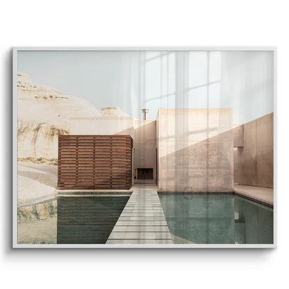 Earthy Tones Brutalist - Fine Art