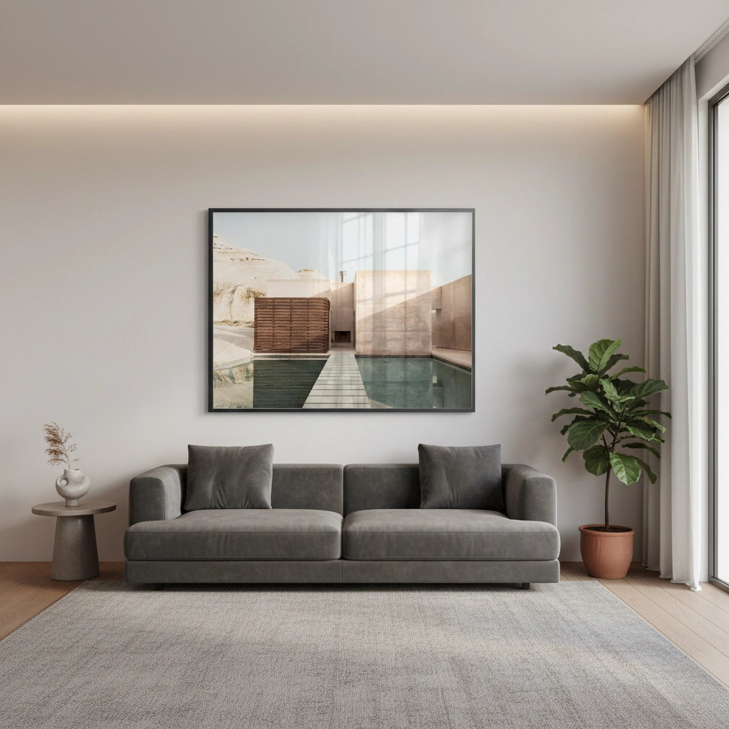 2Earthy Tones Brutalist - Fine Art