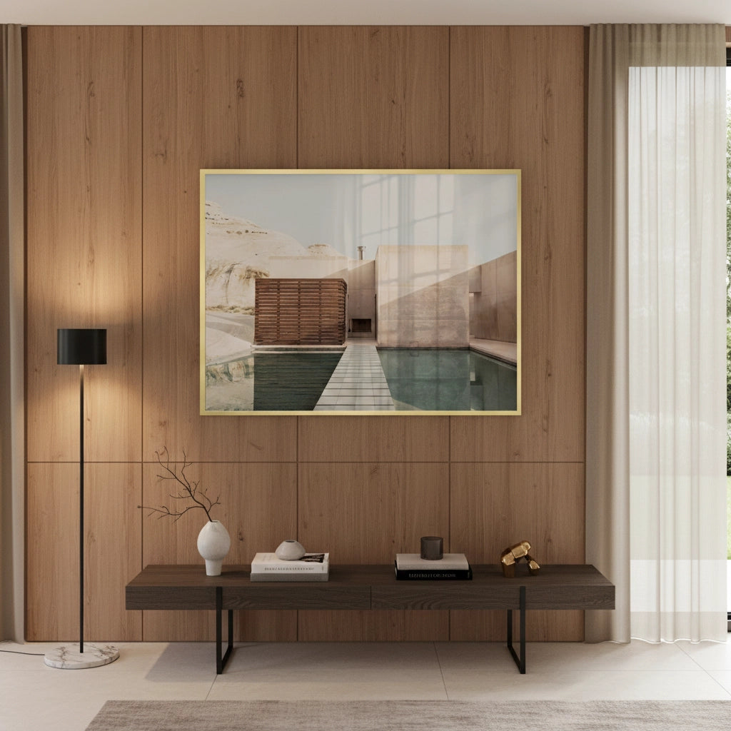 2Earthy Tones Brutalist - Fine Art